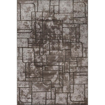 Belgravia Cobble BLG01 Modern Abstract Distressed Cobbles Metallic Shimmer Soft Textured Hi-Lo Polyblend Short Pile Mocha/Taupe/Ivory/Black/Stone Grey/Sand Rug-Desire Rugs-Rug Love - The Most Loved Rug Store